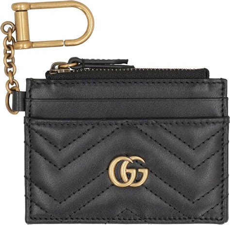 gucci gg marmont large consignment|Gucci GG Marmont keychain wallet.